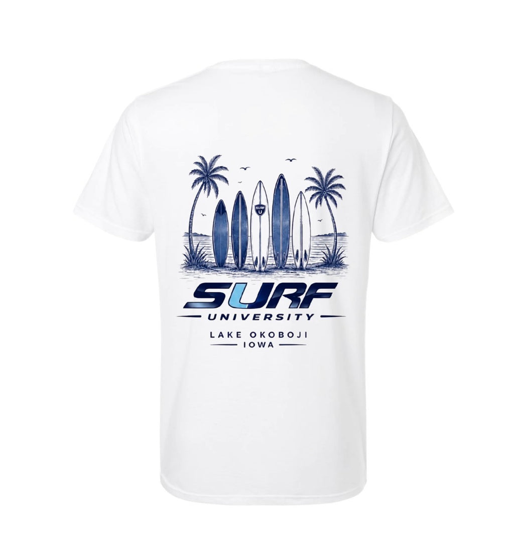 White Surf U Tee