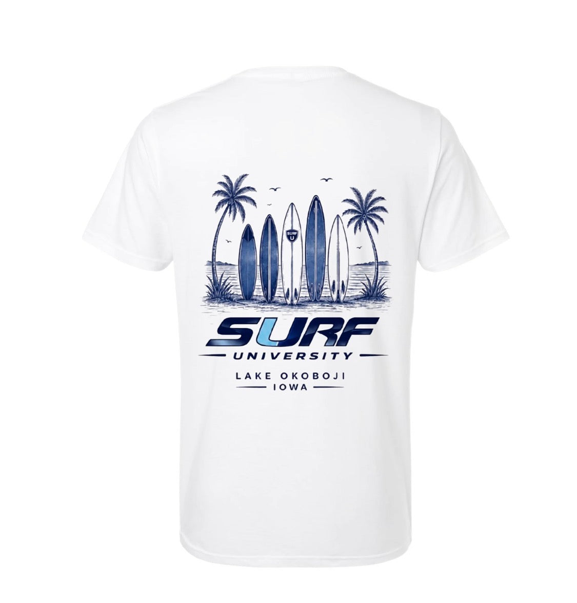 White Surf U Tee