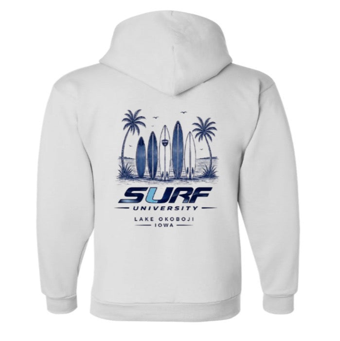Champion White Surf U Hoodie
