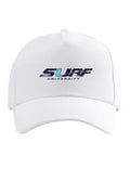 White Surf U Baseball Cap