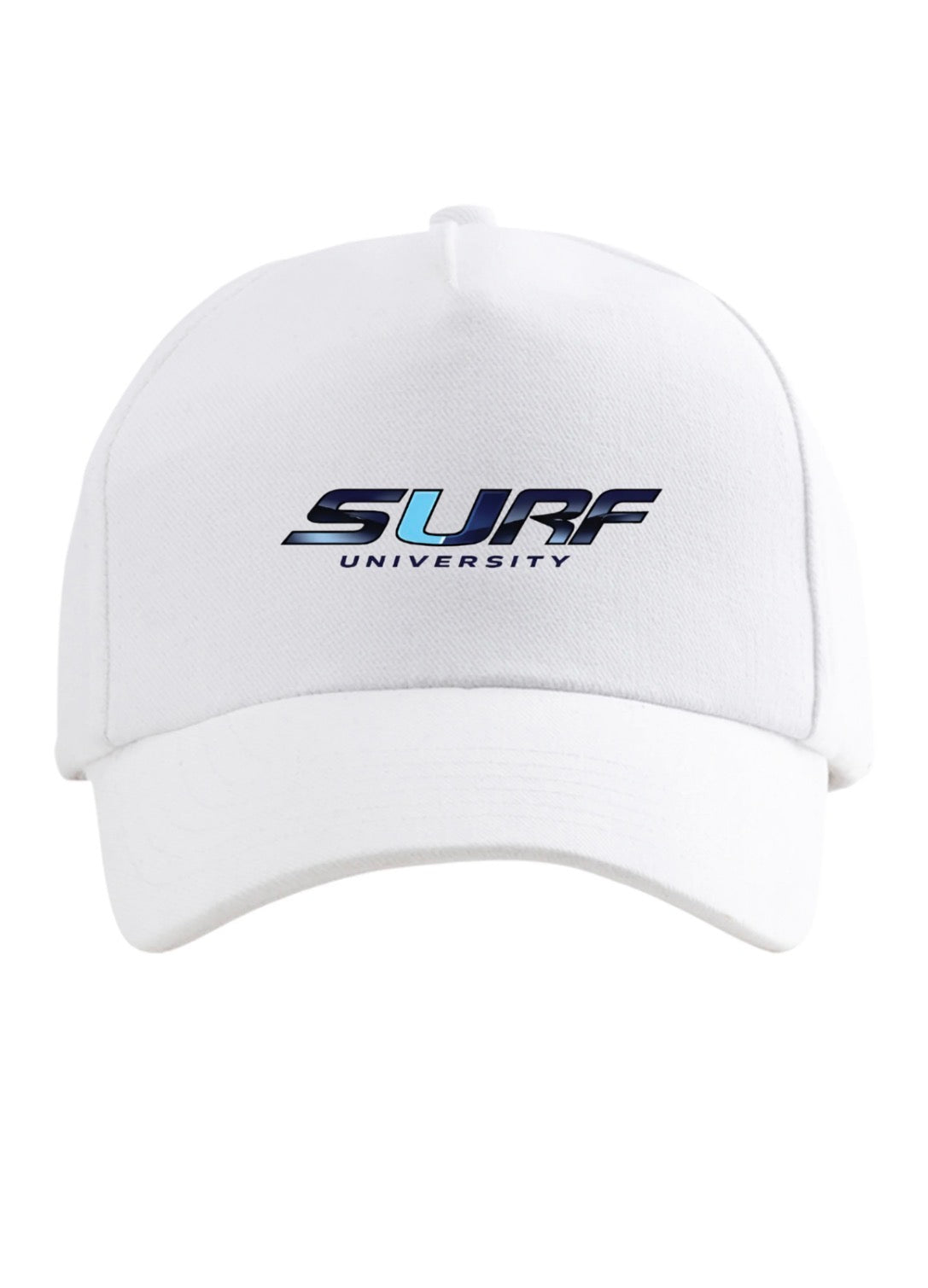 White Surf U Baseball Cap